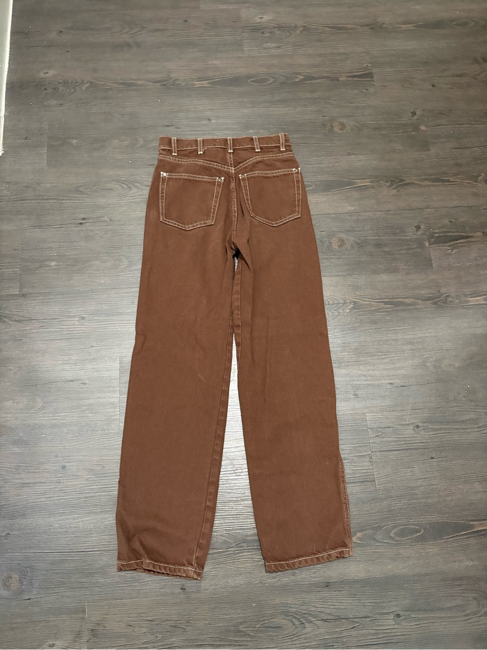 Reformation Brown High-Rise Jeans - Picture 3 of 3